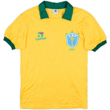 1990 Brazil Home Shirt - 8/10 - (S)