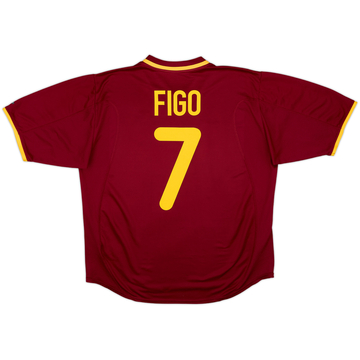 2000-02 Portugal Home Shirt Figo #7 - 5/10 - (M)