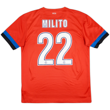 2012-13 Inter Milan Away Shirt Milito #22 - 5/10 - (M)