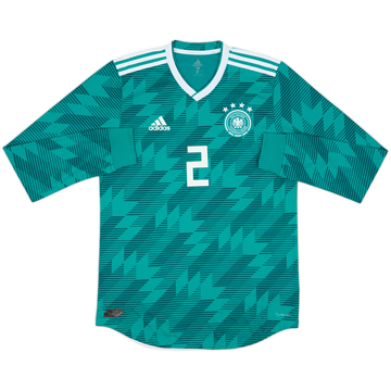 2018-19 Germany Player Issue Away L/S Shirt #2 - 10/10 - (M/L)