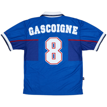 1997-99 Rangers Home Shirt Gascoigne #8 - 9/10 - (S)