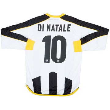 2014-15 Udinese Home L/S Shirt Di Natale #10 - 8/10 - (M)