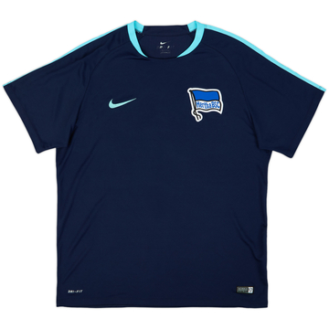 2015-16 Hertha Berlin Nike Training Shirt - 8/10 - (XL)