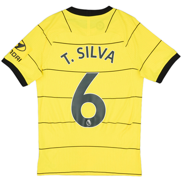 2021-22 Chelsea Authentic Away Shirt T.Silva #6 - 9/10 - (XS)