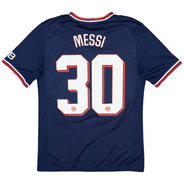 2021-22 Paris Saint-Germain Home Shirt Messi #30 - 8/10 - (S)