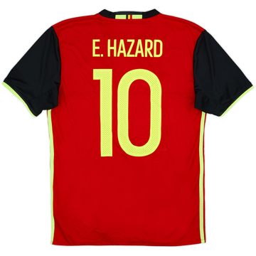 2016-17 Belgium Home Shirt E. Hazard #10 - 6/10 - (S)