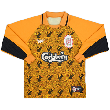 1996-97 Liverpool GK Shirt - 8/10 - (M)