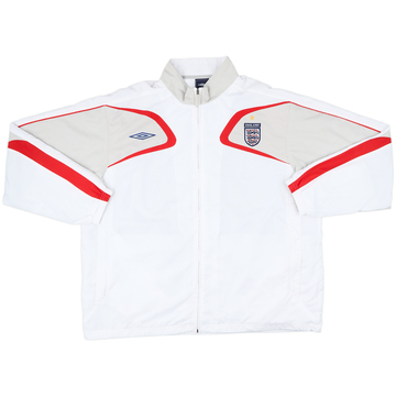 2007-08 England Umbro Track Jacket - 7/10 - (XXL)