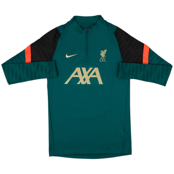 2022-23 Liverpool Nike 1/4 Zip Sweat Top - 9/10 - (S)