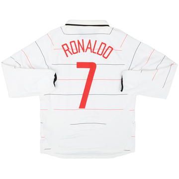 2003-05 Manchester United Third L/S Shirt Ronaldo #7 - 10/10 - (L)