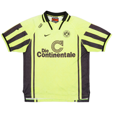 1996-97 Borussia Dortmund Home Shirt - 4/10 - (XL.Boys)