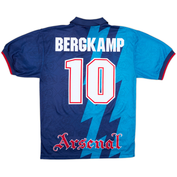 1995-96 Arsenal Away Shirt Bergkamp #10 - 9/10 - (M)