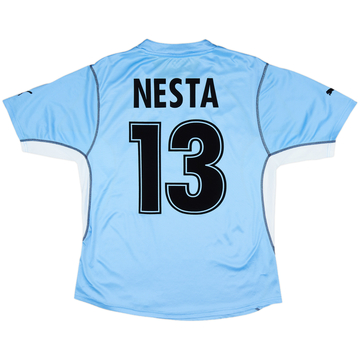 2001-02 Lazio Home Shirt Nesta #13 - 8/10 - (L)