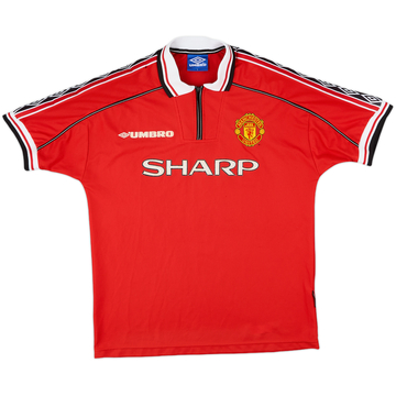 1998-00 Manchester United Home Shirt - 5/10 - (L)