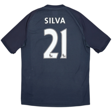 2010-12 Manchester City Away Shirt Silva #21 - 7/10 - (L)