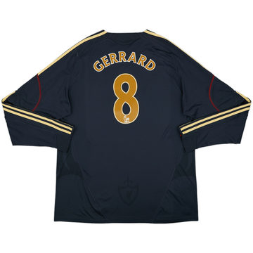2009-10 Liverpool Away L/S Shirt Gerrard #8 - 7/10 - (XXL)