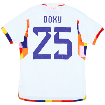 2022-23 Belgium Away Shirt Doku #25 - 8/10 - (L)