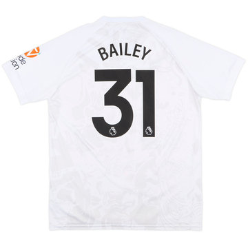 2023-24 Aston Villa Away Shirt Bailey #31 - 7/10 - (XL)