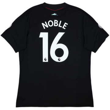 2017-18 West Ham Away Shirt Noble #16 - 7/10 - (XL)