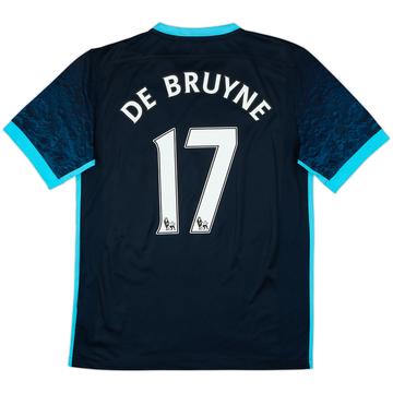 2015-16 Manchester City Away Shirt De Bruyne #17 - 8/10 - (M)