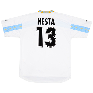 1999-00 Lazio Centenary Home Shirt Nesta #13 - 6/10 - (XXL)