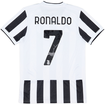 2021-22 Juventus Home Shirt Ronaldo #7 - 8/10 - (S)
