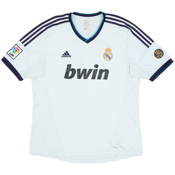 2012-13 Real Madrid Home Shirt - 5/10 - (XL)