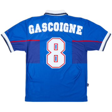 1997-99 Rangers Home Shirt Gascoigne #8 - 8/10 - (S)