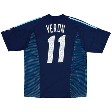 2002-04 Argentina Away Shirt Veron #11 - 10/10 - (L)