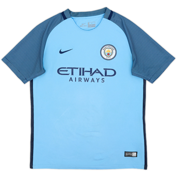 2016-17 Manchester City Home Shirt - 7/10 - (L.Boys)