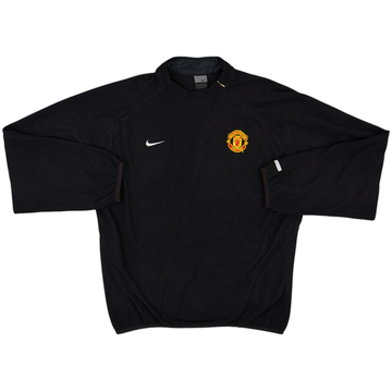 2002-03 Manchester United Nike 1/4 Zip Fleece Top - 8/10 - (L)