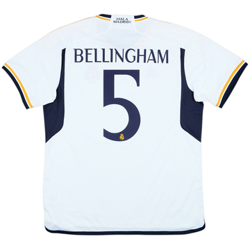 2023-24 Real Madrid Home Shirt Bellingham #5 (XL)