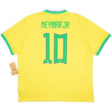2022-23 Brazil Home Shirt Neymar Jr #10 (XXL)