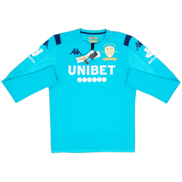 2019-20 Leeds United Kappa 1/4 Zip Drill Top (S)