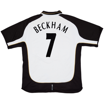2001-02 Manchester United Centenary Away/Third Shirt Beckham #7 - 5/10 - (XXL)