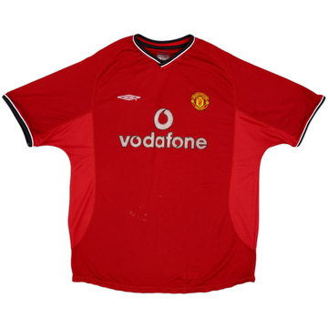 2000-02 Manchester United Home Shirt - 5/10 - (XL)
