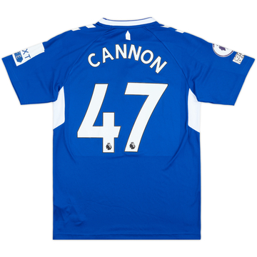 2022-23 Everton Match Issue Home Shirt Cannon #47