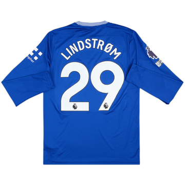 2024-25 Everton Match Issue Home L/S Shirt Lindstrom #29