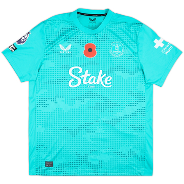 2024-25 Everton Match Issue GK Shirt J.Virginia #12