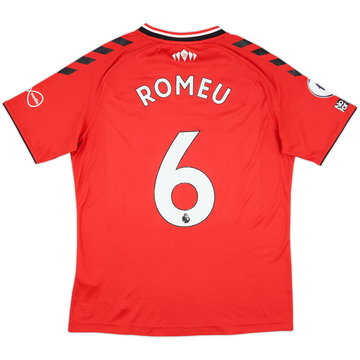 2021-22 Southampton Match Issue Home Shirt Romeu #6