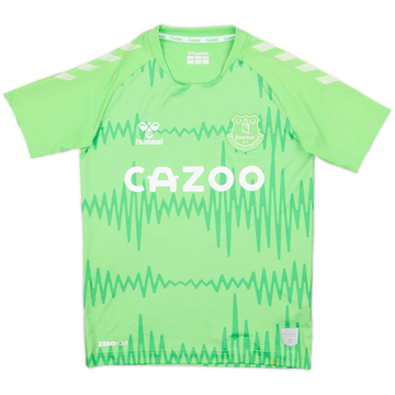 2020-21 Everton GK S/S Shirt - 8/10 - (L.Boys)