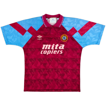 1990-92 Aston Villa Home Shirt - 6/10 - (M)