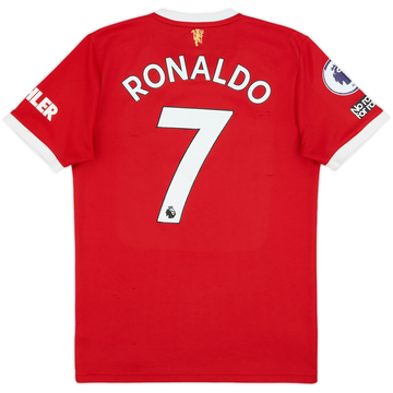 2021-22 Manchester United Home Shirt Ronaldo #7 - 7/10 - (S)