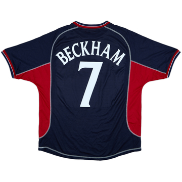 2000-01 Manchester United Third Shirt Beckham #7 - 8/10 - (XL)