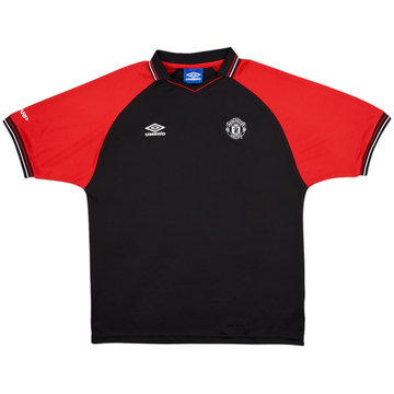 1998-00 Manchester United Umbro Polo Shirt - 9/10 - (XL)