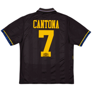 1993-95 Manchester United Away Shirt Cantona #7 - 8/10 - (M)