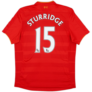 2016-17 Liverpool Home Shirt Sturridge #15 - 7/10 - (L)