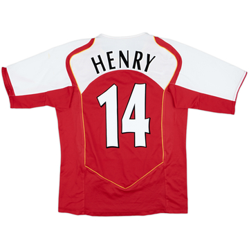 2004-05 Arsenal Home Shirt Henry #14 - 6/10 - (M)