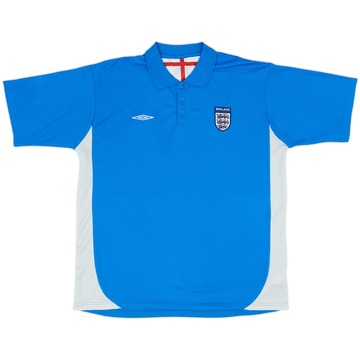 2008-09 England Umbro Polo Shirt - 8/10 - (XL)