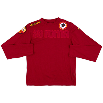 2011-12 Roma Kappa Cotton L/S Tee - 8/10 - (S)